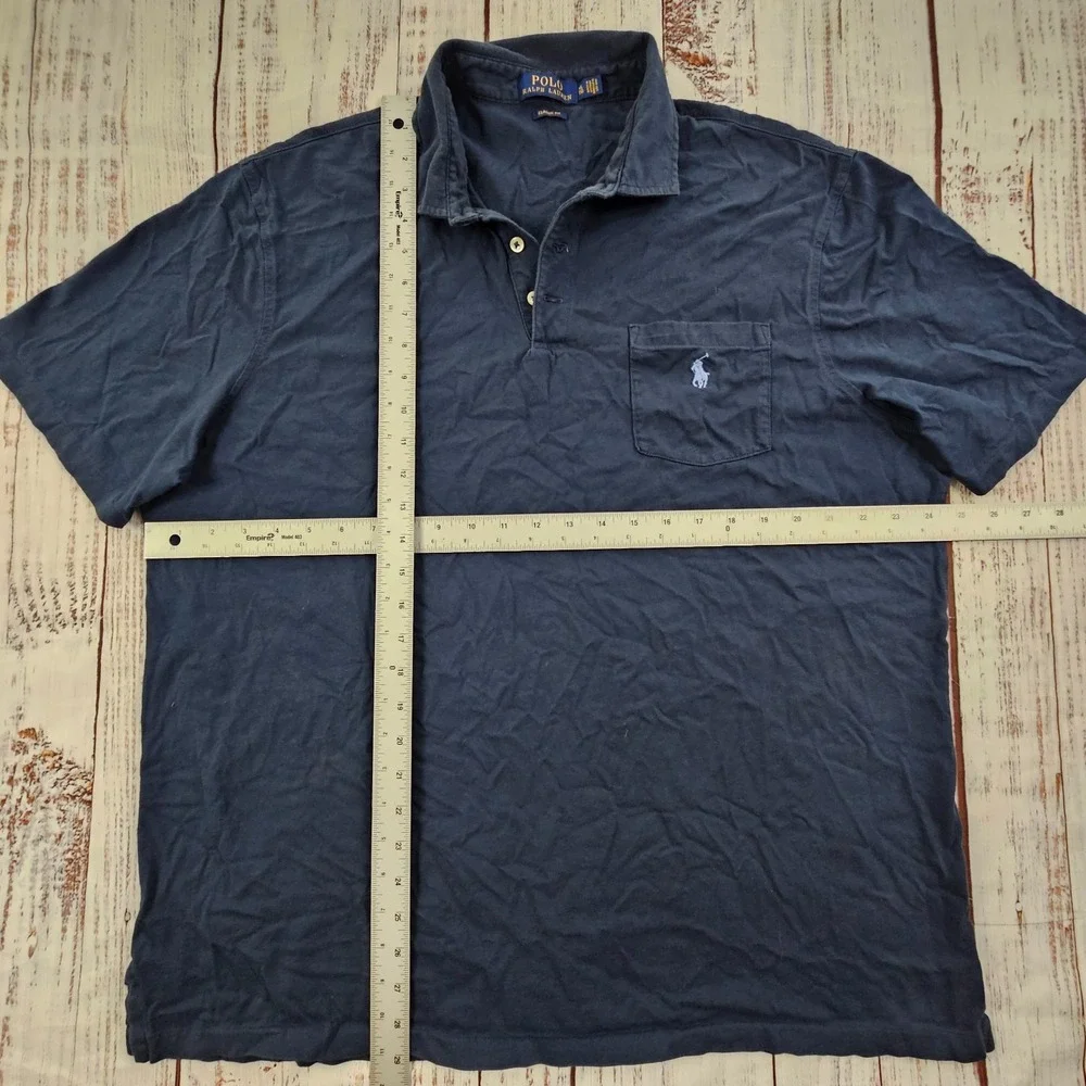 Polo Ralph Lauren Blue Short Sleeve Classic Fit Cotton Polo Shirt Men's XL